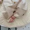 米杏色牛仔包屁衣（現貨73)