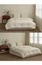 韓製寢具MAATILA－飯店級100支純棉Premium柔軟四季棉被：米白色