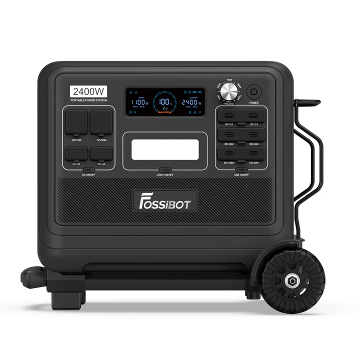 大容量 F2400 FOSSiBOT 2048Wh/2400W ポータブル電源