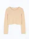 LINENNE－cozy boucle warmer tee (2color)
