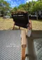 【OWL CAMP】居合椅 - 胡桃木黑色(標準版、加寬版) Foldable and Detachable Wooden Chair - Walnut Wood Black Color (Standard Version, Wide Version)