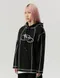 【25SS】Romantic Crown 雙圓環LOGO連帽TEE(黑)