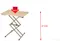 【YAKIMA】露營折疊竹板方型桌 65x45cm