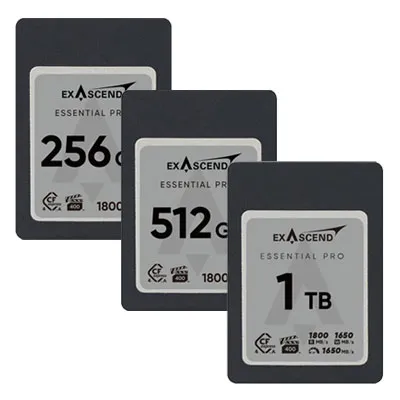 Exascend Essential Pro CFexpress 4.0 Type A記憶卡256GB 512GB 1TB