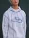 【25SS】Romantic Crown 雙圓環LOGO連帽TEE(淺灰)