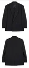 【23SS】 MMIC 胸前口袋造型西裝外套 (黑)