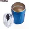 德國TROIKA防溢雙層保溫杯ESPRESSO DOPPIO濃縮咖啡杯隨耳杯CUP65(160ml;含密封蓋;適外出國旅行和熱茶熱飲)