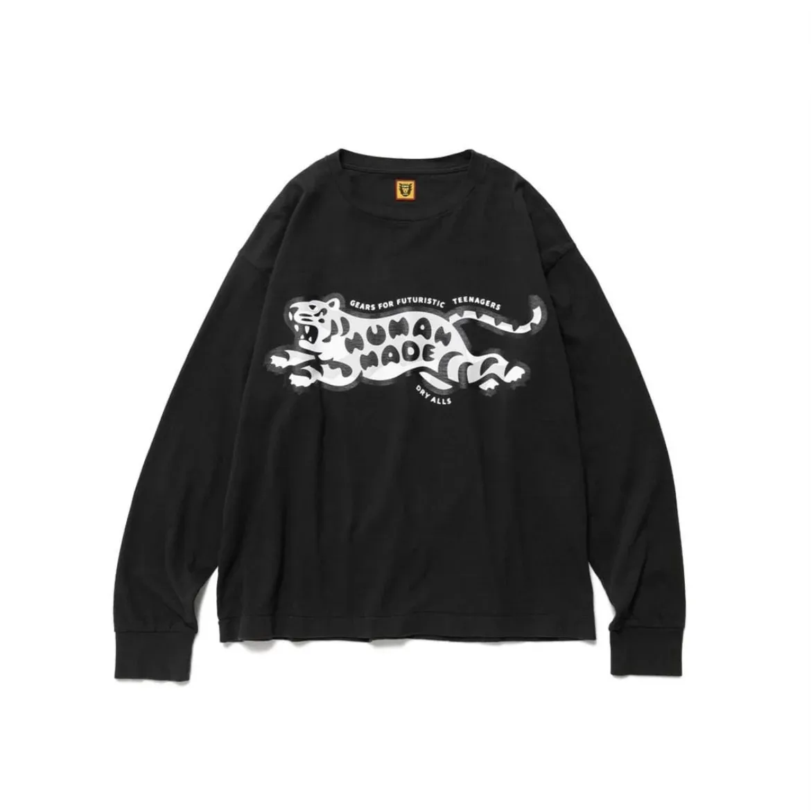 Human made 22AW Tiger L/S Tee 老虎長袖T恤