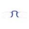【NOOZ】時尚造型老花眼鏡－矩形（藍色）