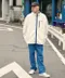 《 現貨 》日本限定🇯🇵Mono-Mart X Retock's 寬版落肩抓絨夾克