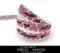 PR2467-1-TD001 粉紅鈕扣印英文字母印刷緞帶 16MM (PR2467-1-TD001 Pink button and English letter ribbon)