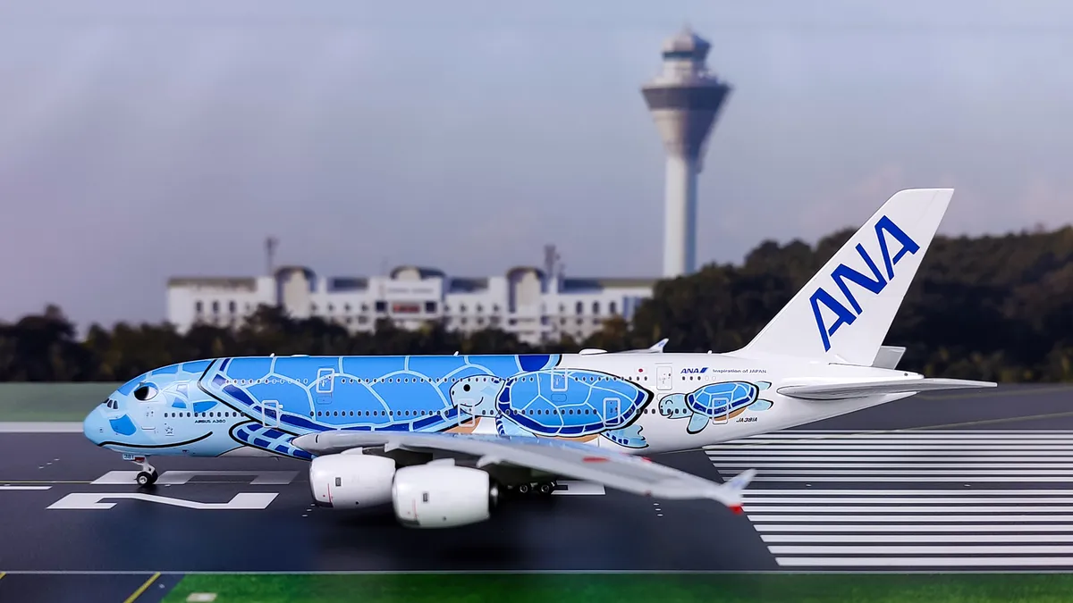 Phoenix 1/400 全日空ANA A380 JA381A <藍海龜>