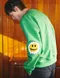 【23SS】 Mister Child 經典笑臉Logo大學Tee (綠)
