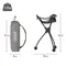 [ Coleman ] 360度旋轉凳-橘色/石南灰/黑色 CM-38331 CM-38342 CM-38316