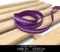 PR2826-1-TMA5 閃電曲線紫色印刷羅紋帶 10MM  (PR2826-1-TMA5 Zig Zag Print Grosgrain Ribbon -10MM )
