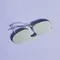 【NOOZ】抗藍光時尚造型平光閱讀眼鏡 －鏡腳便攜款（橢圓－霧黑色）