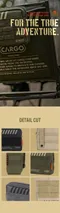 [ CARGO ] 工業風戰術包M-黑色/沙色/軍綠/灰色 ｜露營收納包 小收納包 質感小包 防外部衝擊 魔鬼氈