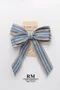 棉麻風情蝴蝶結 (K1352/Cotton and Linen Style Butterfly Bow) ｜手作｜布置｜裝飾｜緞帶用途｜咖啡色