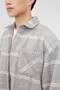【22FW】韓國 橫紋法蘭絨襯衫外套