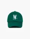 【23SS】 Wooalong 經典LOGO刺繡老帽(深綠)