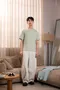 NIHOW made 布。完美短袖重磅TEE(薄荷綠)