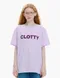 【21SS】 Clotty 基本英文Logo短袖Tee（紫）