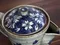 手繪藍櫻花茶壺-日本製