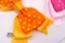 復古童趣蝴蝶結 (Retro Childhood Bow)｜圓點｜可愛｜橘色｜裝飾｜緞帶用途｜春天｜古典｜紅色