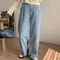 Dailyjou －修身直筒淺色牛仔褲：3 size
