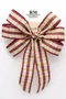 紳士格子蝴蝶結(PF224-2/Gentleman Plaid Butterfly Bow) ｜手作｜布置｜格子｜緞帶用途