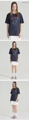 【24SS】 Fallett 加州度假LOGO短袖上衣(深灰)